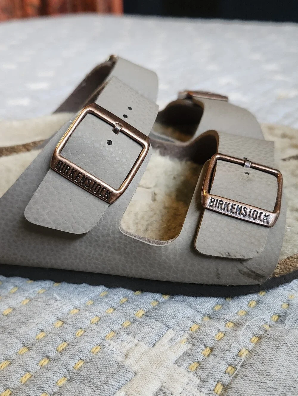 Birkenstock Kids Arizona Shearling Sandals 33 Or 2